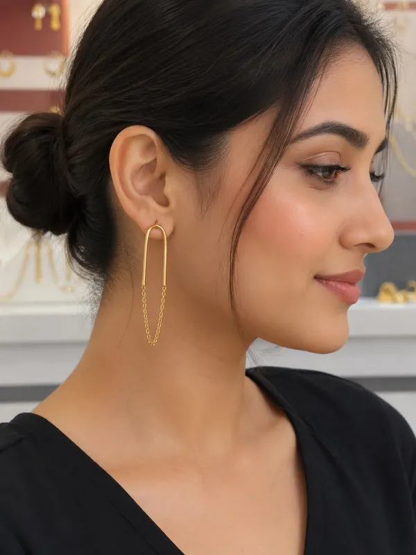 Aurora_Chain_Loop_Drop_Earrings