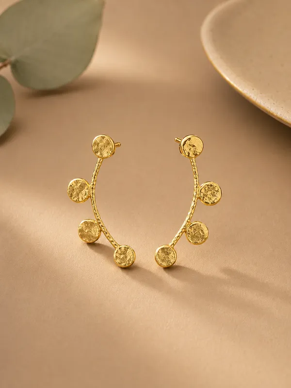Organic_Sculptural_Gold_Ear-Cuff_Earrings