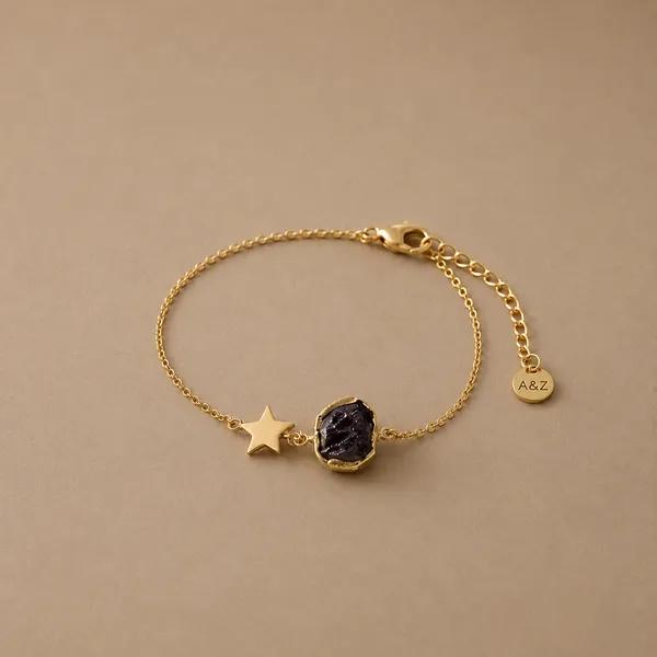 Celestial_Smokey_Quartz_Charm_Bracelet