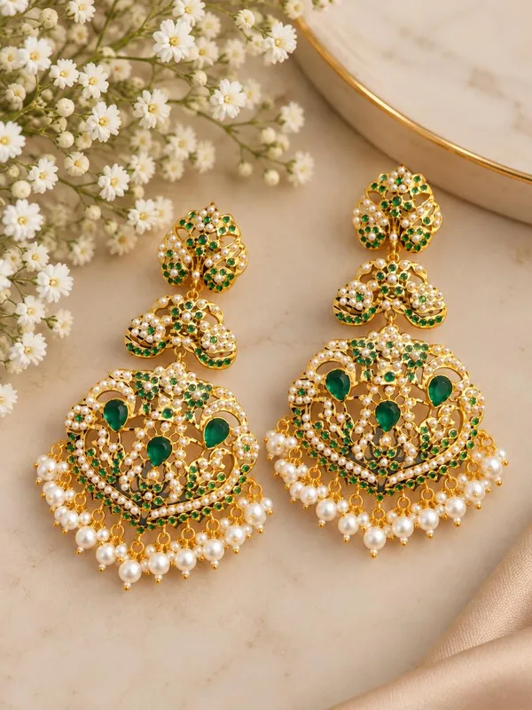 Royal_Green_Jadau_Pearl_Earrings