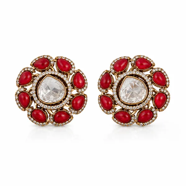 Ruby_Blossom_Kundan_Stud_Earrings