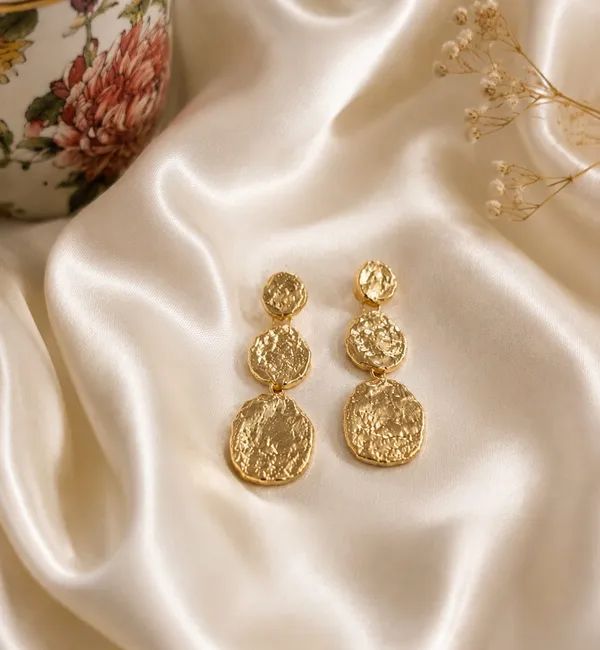 Sculpted_Gold_Coin_Drop_Earrings
