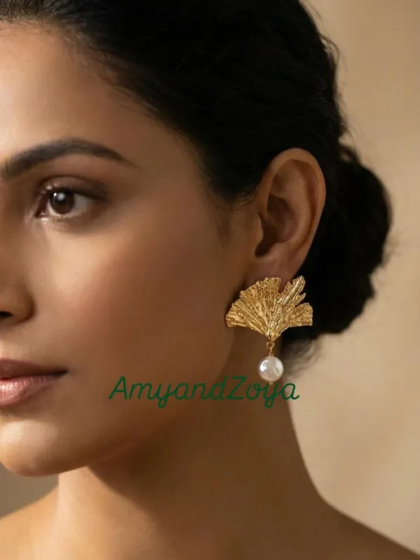 Golden_Muse_Earrings_with_Pearl_Drops