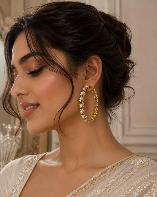 Gold-Plated_Round_Hoop_Earrings_with_Real_Pearl