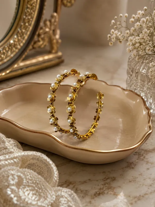 Gold-Plated_Round_Hoop_Earrings_with_Real_Pearl