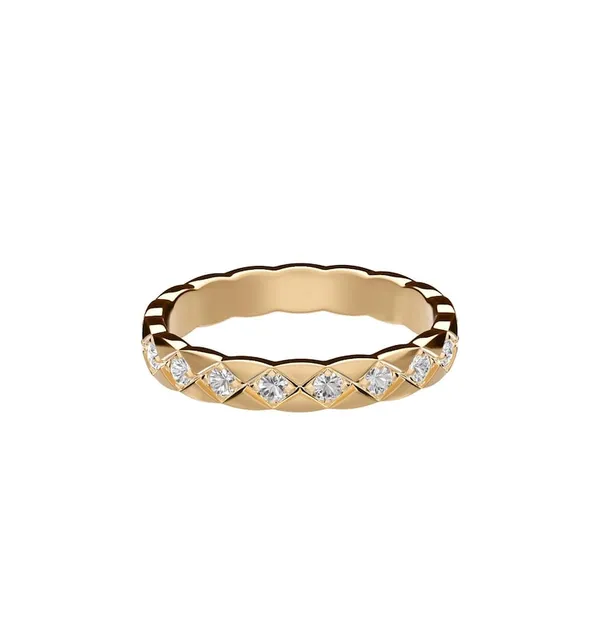 Luxe_Diamond_Pattern_Zircon_Ring