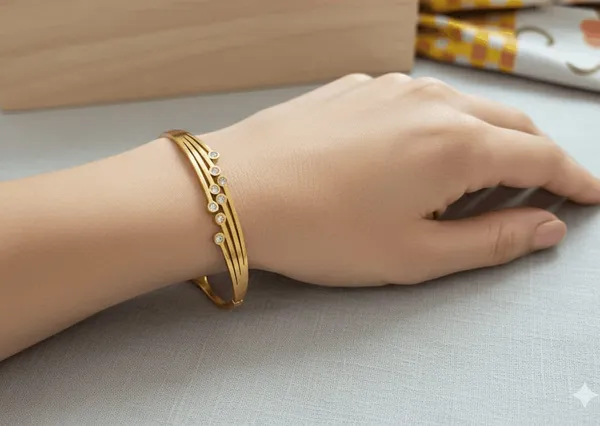 Gold-Plated_Stainless_Steel_Zirconia_Bracelet: