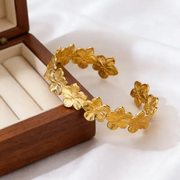 Golden_Blossom_Floral_Cuff_Bracelet