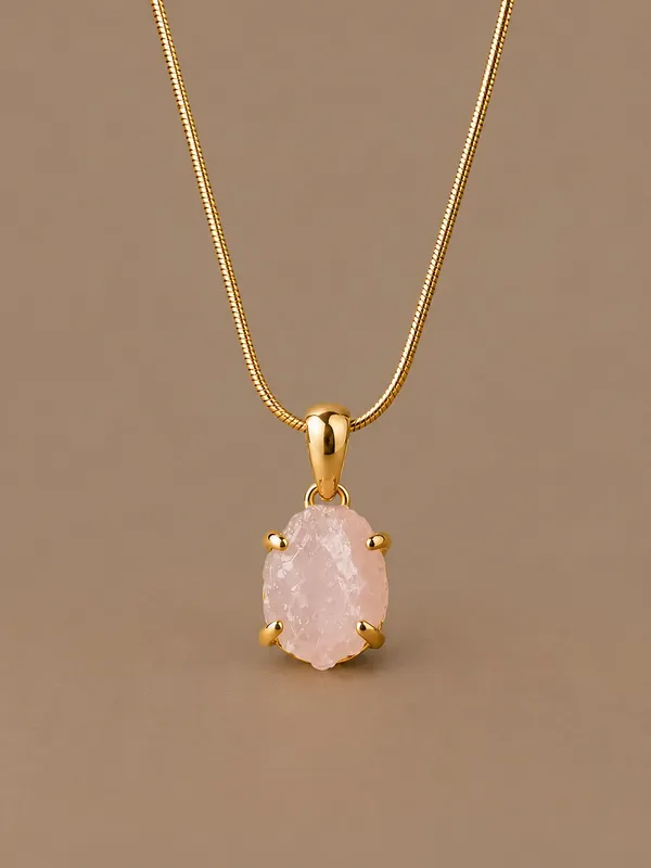Uncut_Rose_Quartz_Pendant_Necklace