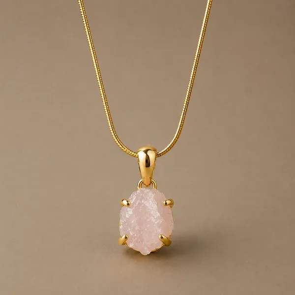 Uncut_Rose_Quartz_Pendant_Necklace