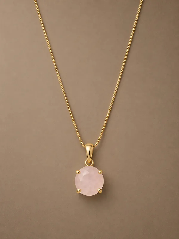 Minimal_Rose_Quartz_Pendant_Necklace