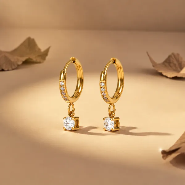 Luna_Solitaire_Drop_Huggie_Earrings