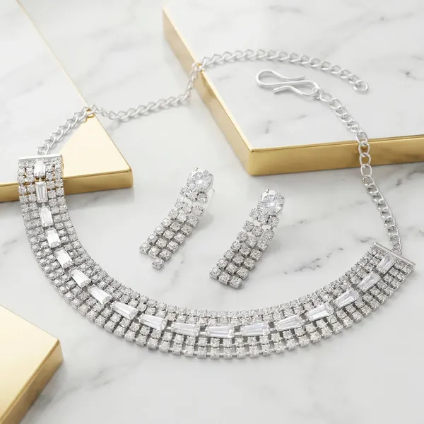 Silver_Rhodium_Plated_Cubic_Zirconia_Necklace_and_Earrings_Set