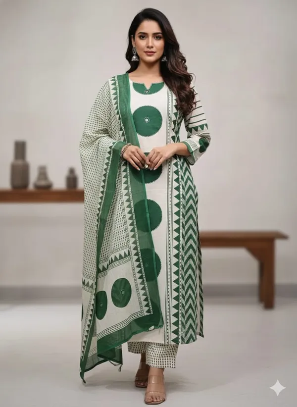 Beige_Printed_Straight_Kurta_Set_With_Dupatta_for_Women