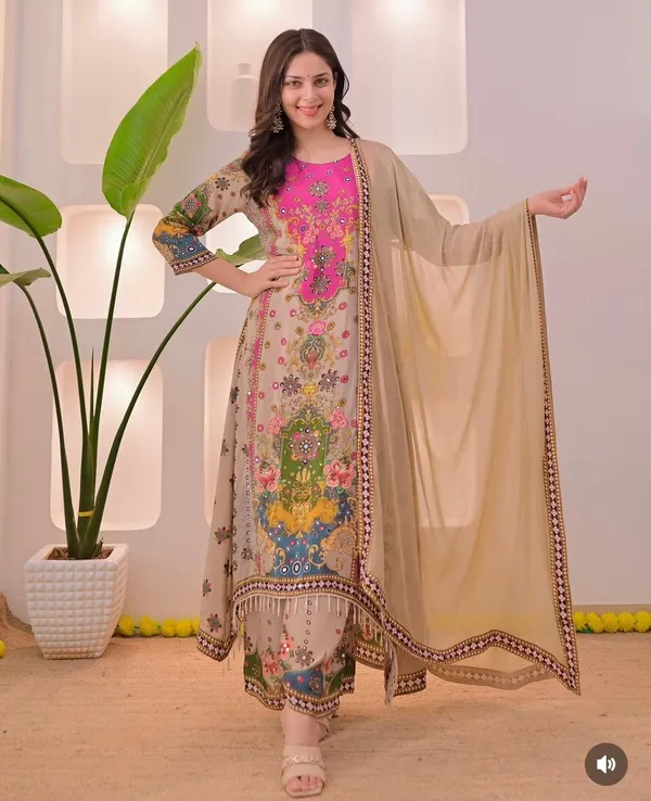 Beige_Printed_Straight_Kurta_Set_for_Women
