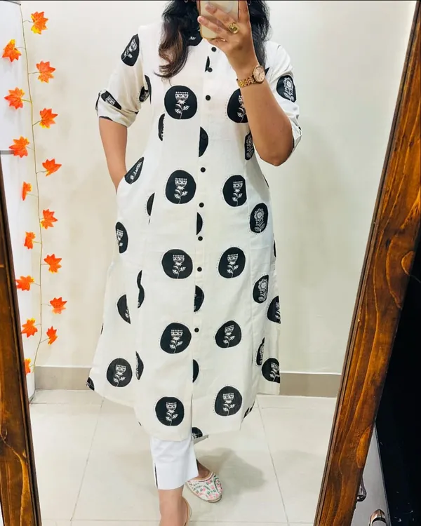 White_Cotton_Printed_Straight_Fit_Kurta_for_Women