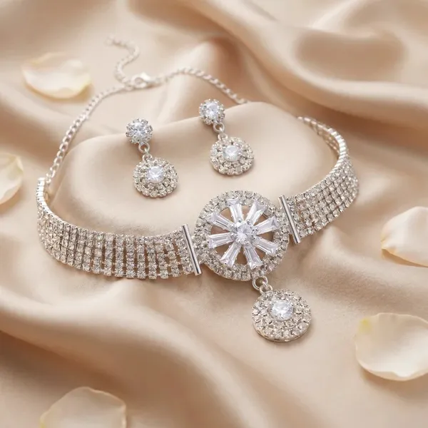 Silver_Rhinestone_Choker_Necklace_and_Earrings_Set_for_Women