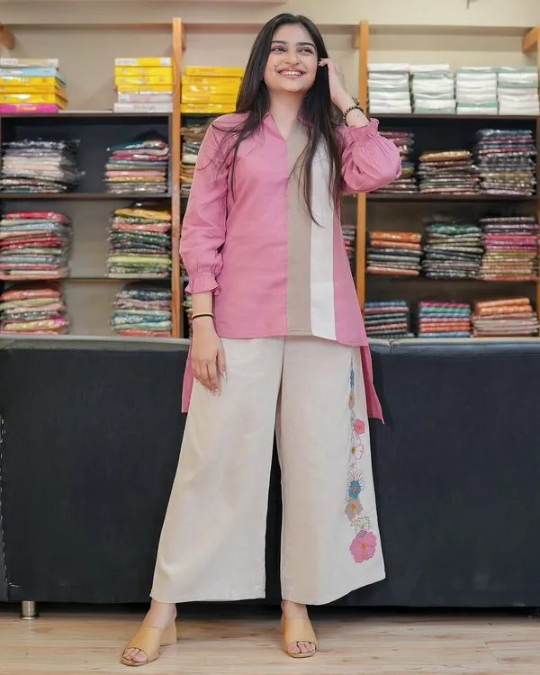 Pink_Color_Block_Kurta_Palazzo_Set_for_Women