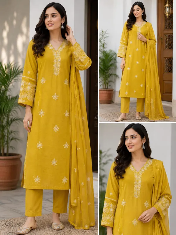 Yellow_Embroidered_Straight_Kurta_Set_for_Women