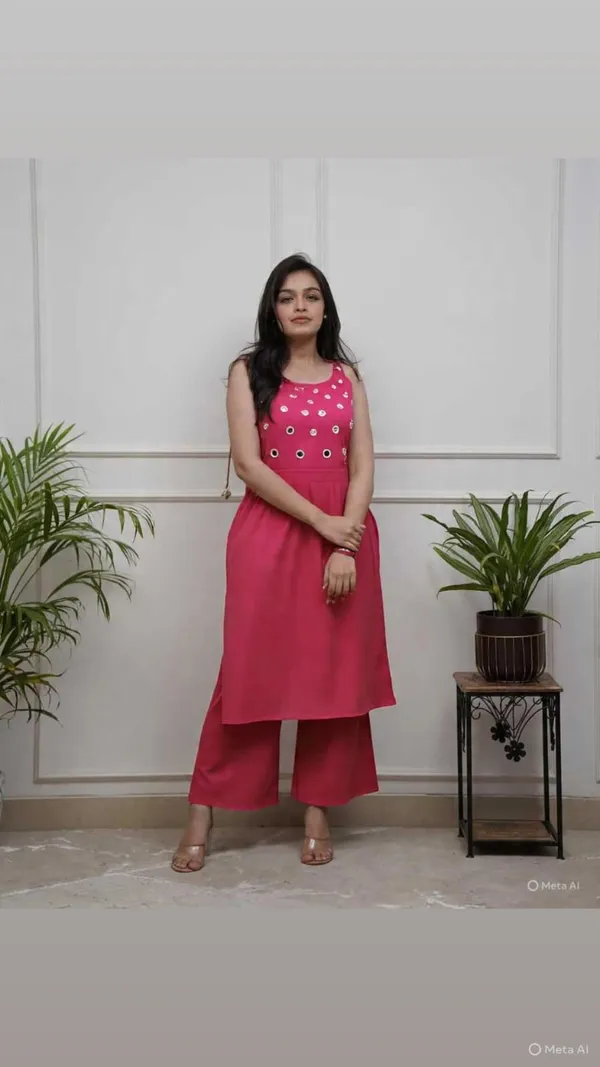 Pink_Embellished_A-Line_Kurta_Set_for_Women