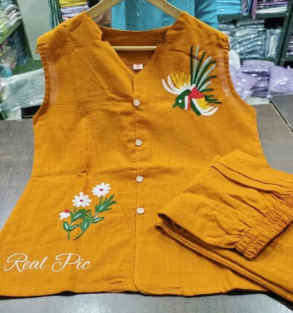 Mustard_Embroidered_Sleeveless_Co_Ord_Set_for_Women