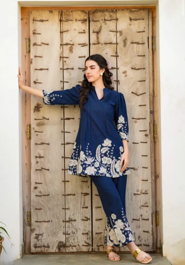 Navy_Blue_Cotton_Floral_Print_Co-ord_Set_for_Women