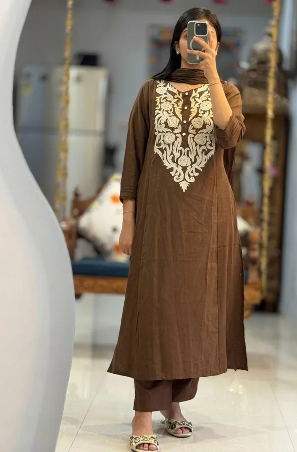 Brown_Printed_Kurta_Set_for_Women
