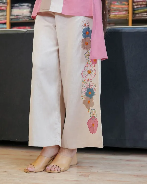 Pink_Color_Block_Kurta_Palazzo_Set_for_Women