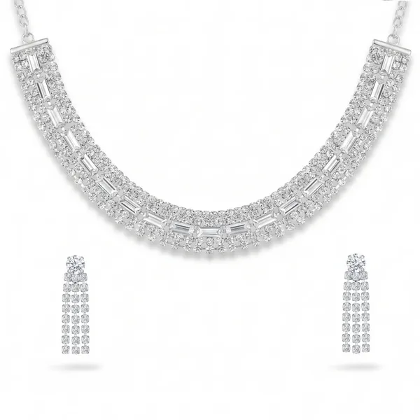 Silver_Rhodium_Plated_Cubic_Zirconia_Necklace_and_Earrings_Set
