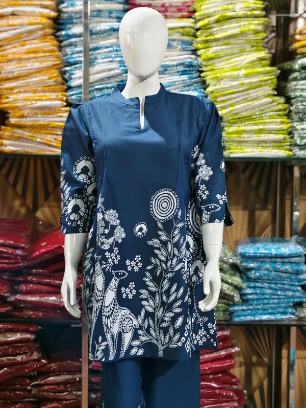Navy_Blue_Cotton_Printed_Straight_Kurta_with_Pants_for_Women