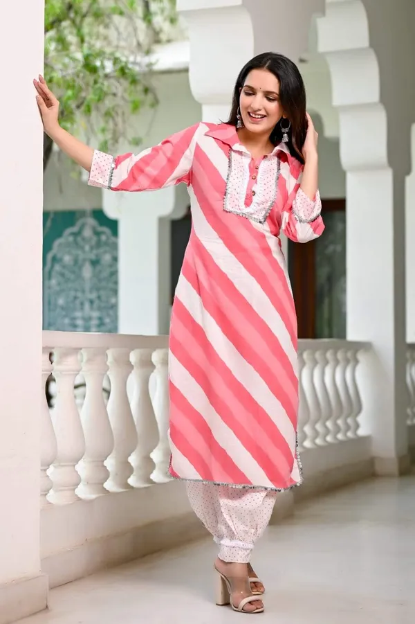 Pink_Striped_Straight_Kurta_Set_for_Women