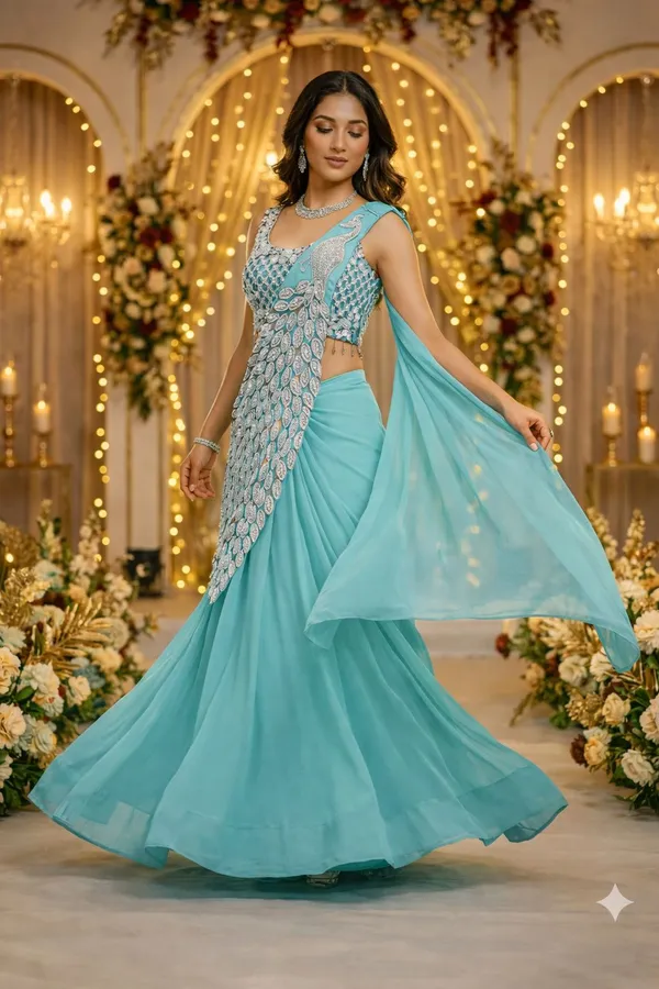 Sky_Blue_Georgette_Embellished_Ready_To_Wear_Saree_Gown_for_Women