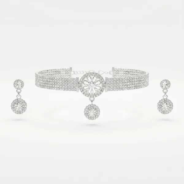 Silver_Rhinestone_Choker_Necklace_and_Earrings_Set_for_Women