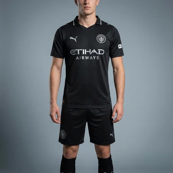 Black_Puma_Man_city__Retro_jersey_set_with_shorts