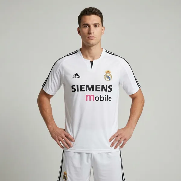 White_Adidas_Real_Madrid__Retro_jersey_set_with_shorts