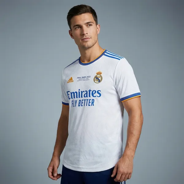 Real_Madrid_gold_white_Retro_jersey_set_with_shorts