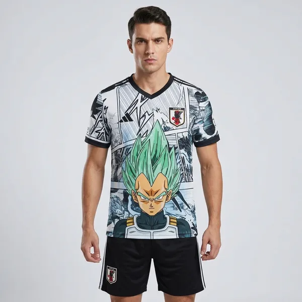 Anime_Graphic_Print_Japan_Football_Retro_Jersey_set_with_shorts