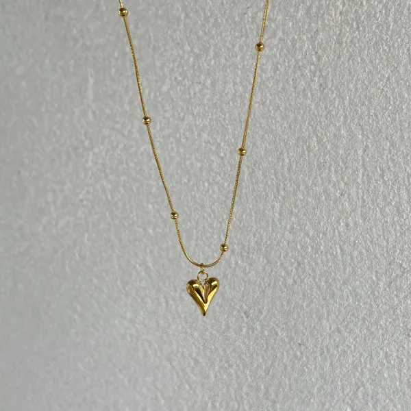 Gold_18K_Plated_Stainless_Steel_Mio_Amore_Necklace_For_Women