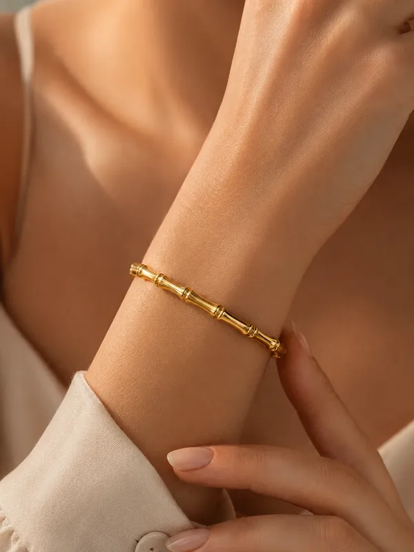 Gold_18K_Gold_Plated_Stainless_Steel_Cuff_Bracelet_For_Women