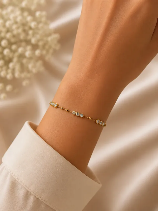 Gold_18K_Plated_Stainless_Steel_Icon_Bracelet_For_Women