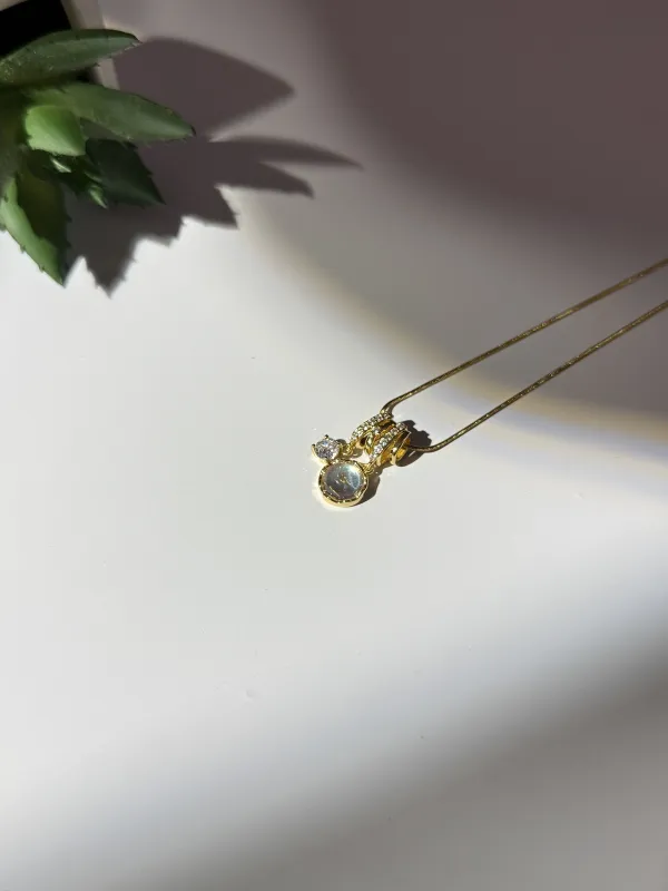 Gold_18K_Plated_Stainless_Steel_Aurum_Drop_Necklace_For_Women