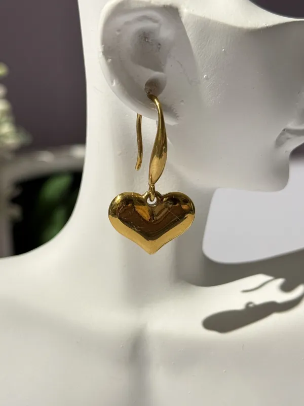 Gold_18K_Plated_Stainless_Steel_Valentina_Drop_Hoops_For_Women