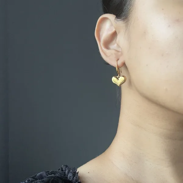 Gold_18K_Plated_Stainless_Steel_Valentina_Drop_Hoops_For_Women