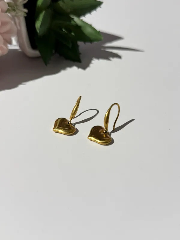 Gold_18K_Plated_Stainless_Steel_Valentina_Drop_Hoops_For_Women