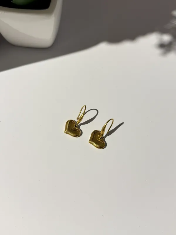 Gold_18K_Plated_Stainless_Steel_Valentina_Drop_Hoops_For_Women