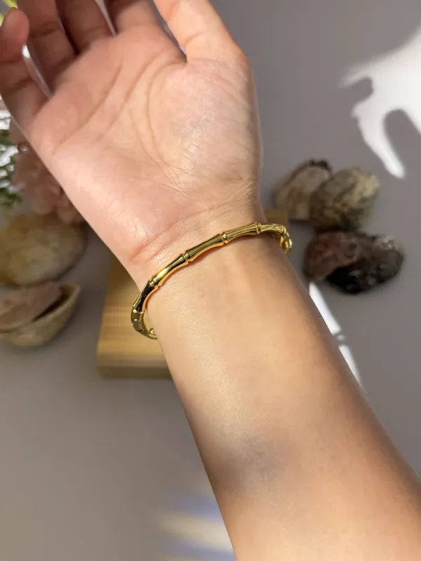 Gold_18K_Gold_Plated_Stainless_Steel_Cuff_Bracelet_For_Women