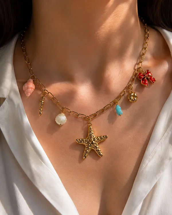 Gold_18K_Plated_Stainless_Steel_Ocean_Kiss_Necklace_For_Women