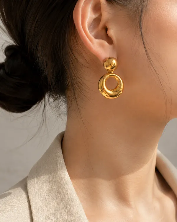 Gold_18K_Plated_Stainless_Steel_Bold_Muse_Drop_Earrings_For_Women