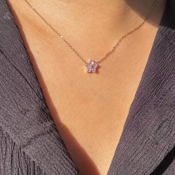 Purple_And_Gold_18K_Plated_Stainless_Steel_Lily_Necklace_For_Women
