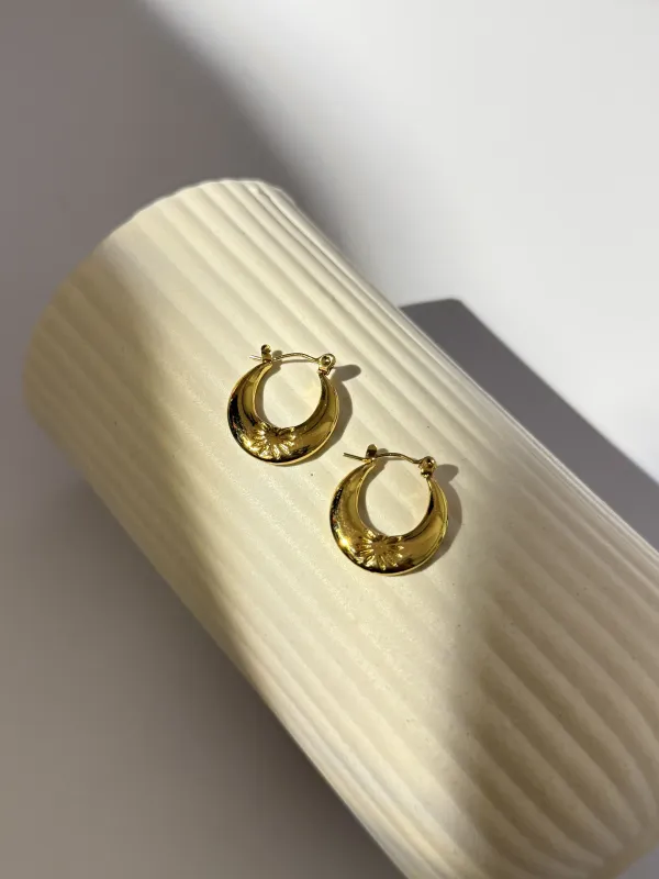Gold_18K_Plated_Stainless_Steel_Monarch_Hoops_For_Women